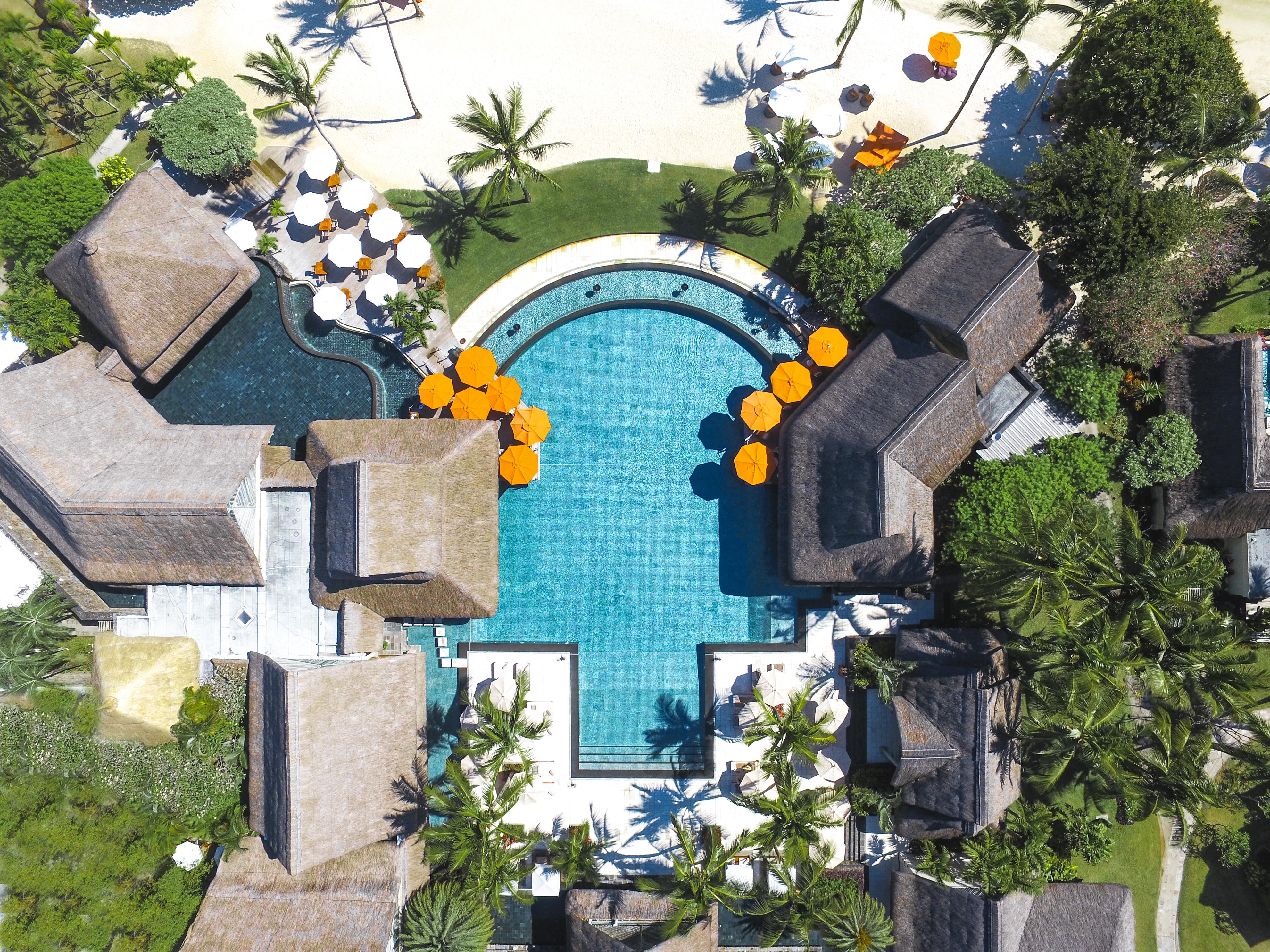 Constance Prince Maurice Poste de Flacq Kültér fotó Aerial view of the resort